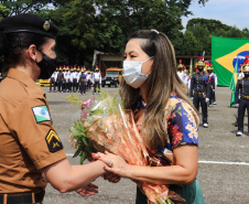 Governador Carlos Massa Ratinho Junior participa da solenidade de 51 anos da Academia Policial Militar do Guatupê - Curitiba, 08/03/2022