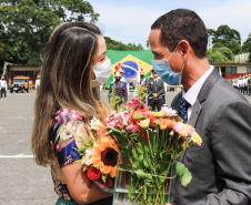 Governador Carlos Massa Ratinho Junior participa da solenidade de 51 anos da Academia Policial Militar do Guatupê - Curitiba, 08/03/2022