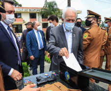 Governador Carlos Massa Ratinho Junior participa da solenidade de 51 anos da Academia Policial Militar do Guatupê - Curitiba, 08/03/2022