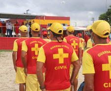  Corpo de Bombeiros forma 55 guarda-vidas civis voluntários no litoral