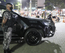 No Litoral, Polícia Militar faz segurança de mais de meio milhão de pessoas e encaminha 163 durante o Carnaval