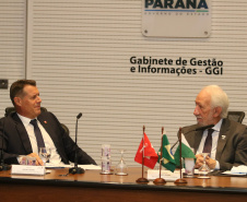 Investimento em infraestrutura paranaense é destaque em encontro do vice-governador com representantes da Suíça