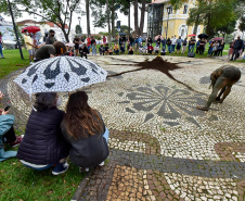 performance de artista indígena contemporânea surpreende no Centro Histórico