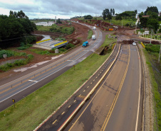 BR-277: obras no trecho em Guarapuava já atingiram 40% de conclusão