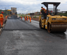 BR-277: obras no trecho em Guarapuava já atingiram 40% de conclusão