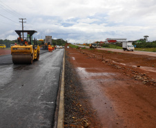 BR-277: obras no trecho em Guarapuava já atingiram 40% de conclusão