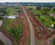 BR-277: obras no trecho em Guarapuava já atingiram 40% de conclusão