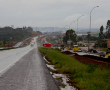 BR-277: obras no trecho em Guarapuava já atingiram 40% de conclusão