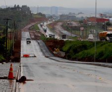 BR-277: obras no trecho em Guarapuava já atingiram 40% de conclusão