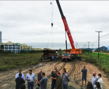 Obras de Matinhos trazem esperança de emprego e renda à população local