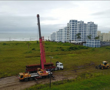 Obras de Matinhos trazem esperança de emprego e renda à população local