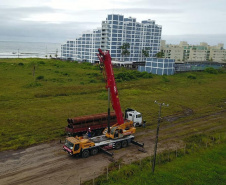 Obras de Matinhos trazem esperança de emprego e renda à população local