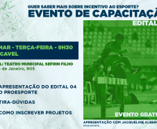 Paraná Esporte realiza eventos de capacitação para inscrição de projetos no Proesporte