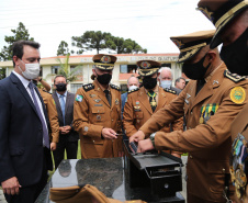 Governador Carlos Massa Ratinho Junior participa da solenidade de 51 anos da Academia Policial Militar do Guatupê - Curitiba, 08/03/2022