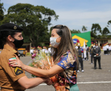 Governador Carlos Massa Ratinho Junior participa da solenidade de 51 anos da Academia Policial Militar do Guatupê - Curitiba, 08/03/2022