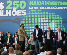 Estado investirá R$ 250 milhões em saúde nos municípios, maior pacote da história do Paraná