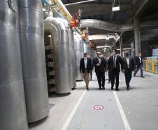 Governador Carlos Massa Ratinho Junior Visita a Fabrica da Incepa em Campo Largo.