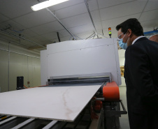 Governador Carlos Massa Ratinho Junior Visita a Fabrica da Incepa em Campo Largo.