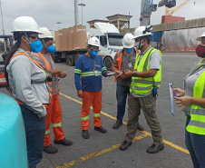Março marca reforço no uso dos EPIs no Porto de Paranaguá