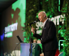 O governador Carlos Massa Ratinho Junior participou nesta quinta feira, da abertura do Smart City Curitiba, edição brasileira da maior rede mundial de eventos sobre cidades inteligentes.