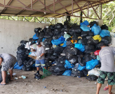 IAT contribui com recolhimento e destinação de resíduos urbanos durante alta temporada de verão - Curitiba, 05/03/2022