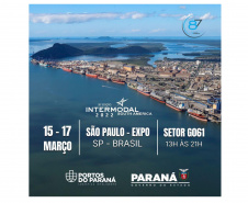 Portos do Paraná participa da Intermodal 2022, que começa amanhã (15) 