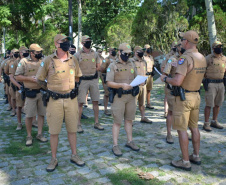 Polícia Militar desencadeia megaoperação Fortaleza no Litoral do estado com viaturas e helicóptero