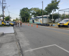 Polícia Militar desencadeia megaoperação Fortaleza no Litoral do estado com viaturas e helicóptero - 