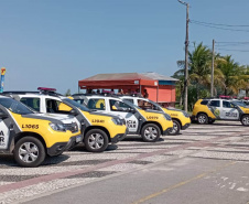 Polícia Militar desencadeia megaoperação Fortaleza no Litoral do estado com viaturas e helicóptero - 