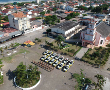 Polícia Militar desencadeia megaoperação Fortaleza no Litoral do estado com viaturas e helicóptero - 