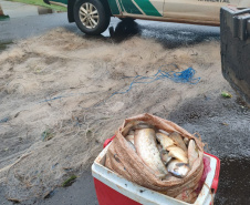 Polícia Ambiental prende seis e aplica R$ 11 mil em multas ao constatar pesca ilegal no Lago Itaipu, no Oeste do estado