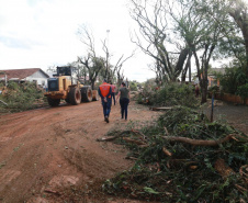 Estado envia ajuda humanitária a cidades do Oeste e Noroeste atingidas por temporais