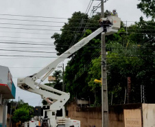 Após fortes chuvas, equipes da Copel trabalham em todo o Estado para recompor rede de energia