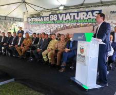 Estado fortalece a modernização das polícias com a entrega de mais 98 novas viaturas