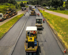 Implantação de terceiras faixas avança e traz mais agilidade e segurança para o tráfego na PR-092