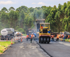 Implantação de terceiras faixas avança e traz mais agilidade e segurança para o tráfego na PR-092