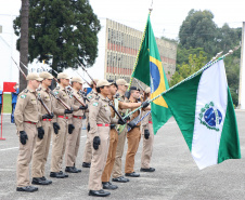 Polícia Militar do Paraná faz cerimônia em homenagem a Tiradentes, em São José dos Pinhais