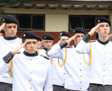 Polícia Militar do Paraná faz cerimônia em homenagem a Tiradentes, em São José dos Pinhais