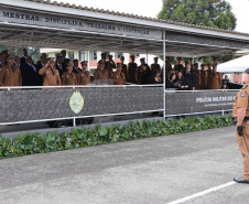 Polícia Militar do Paraná faz cerimônia em homenagem a Tiradentes, em São José dos Pinhais