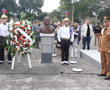 Polícia Militar do Paraná faz cerimônia em homenagem a Tiradentes, em São José dos Pinhais