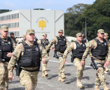 Polícia Militar do Paraná faz cerimônia em homenagem a Tiradentes, em São José dos Pinhais