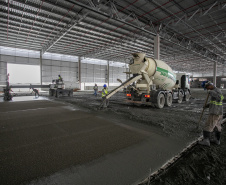 Obra do novo terminal da Klabin no Porto de Paranaguá está avançada