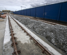 Obra do novo terminal da Klabin no Porto de Paranaguá está avançada