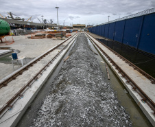 Obra do novo terminal da Klabin no Porto de Paranaguá está avançada