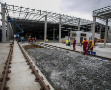 Obra do novo terminal da Klabin no Porto de Paranaguá está avançada