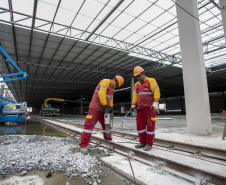 Obra do novo terminal da Klabin no Porto de Paranaguá está avançada