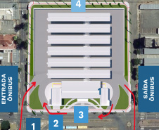 Projeto do Terminal Metropolitano de Londrina.