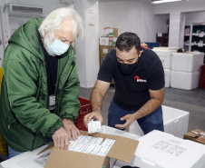 Estado recebe 111 mil vacinas contra a Covid-19, maioria das doses para crianças