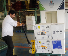 Estado recebe 111 mil vacinas contra a Covid-19, maioria das doses para crianças