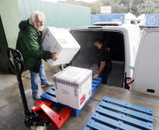 Estado recebe 111 mil vacinas contra a Covid-19, maioria das doses para crianças